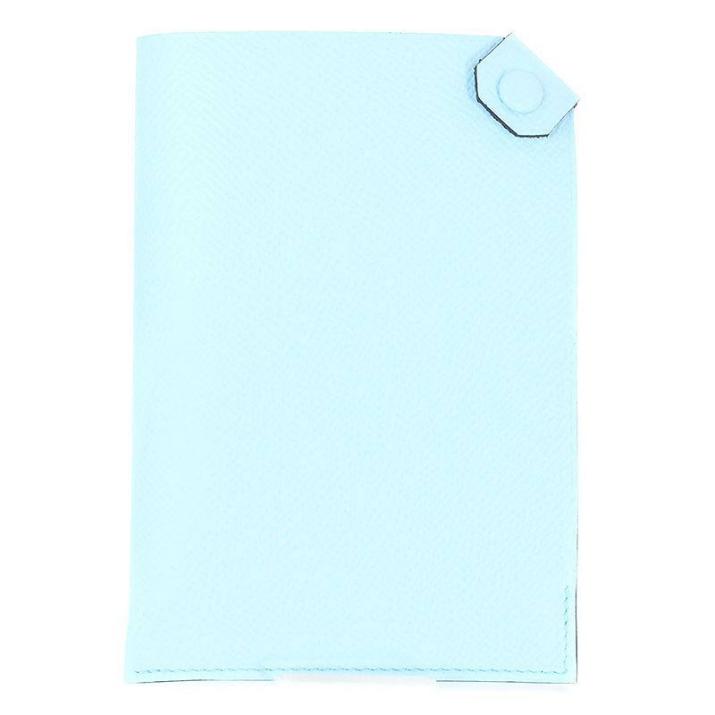 エルメス HERMES タルマック PM パスポートケース PM ライトブルー 【03】