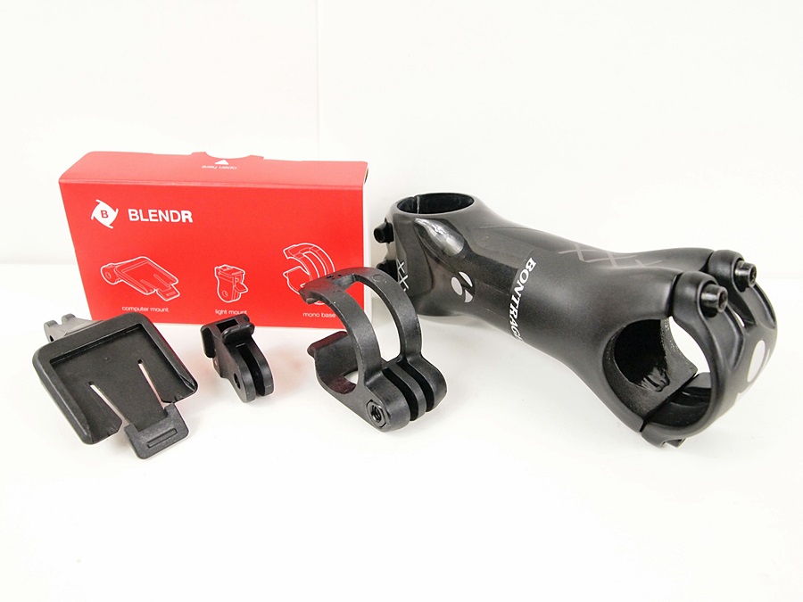 驚きの破格値，安い ボントレガー BONTRAGER XXX カーボン XXX Carbon Stem ステム 100mm 31.8 7&deg; BLENDRセット ブラック(100mm～)｜売買されたオークション情報、yahooの商品情報をアーカイブ公開 - オークファン 100mm～