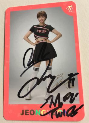 TWICE【ジョンヨン】直筆サイン入り☆twiceland トレカ(サイン)｜売買 