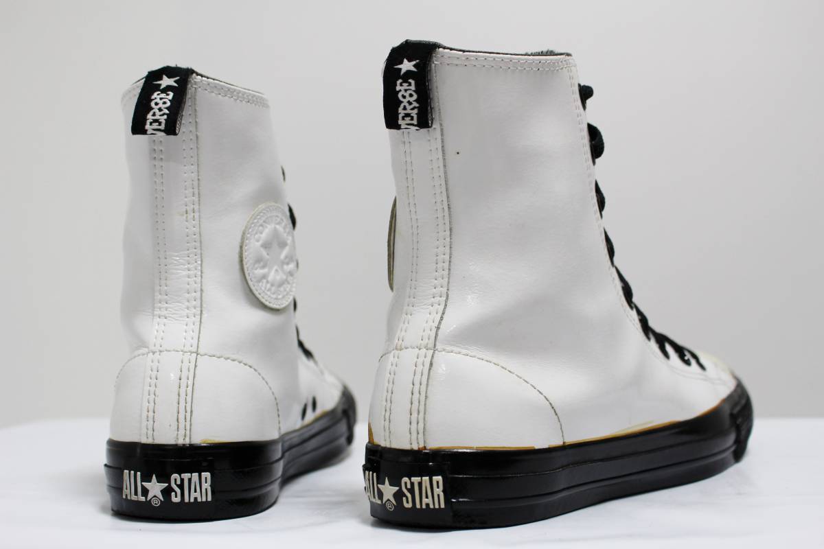 即決☆CONVERSE☆希少 9ホール 26.5cm レザーハイカットスニーカー 