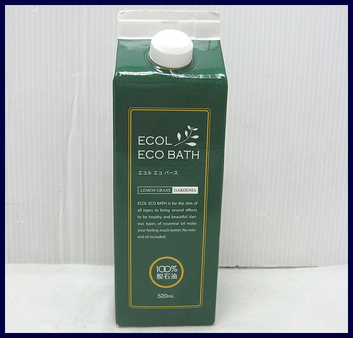 ECOL ECO BATH レモングラス 520ml ECOL ECO BATH 520ml レモングラス・ガーデニア 安い 直営 店 未開封