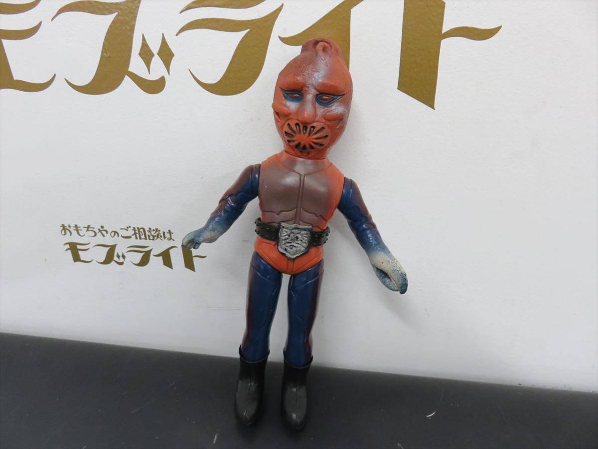 当時物 仮面ライダー サソリ男 怪人 旧バンダイ ソフビ 蠍男 バンダイ