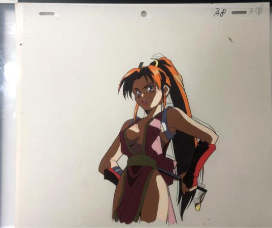 【ご依頼品】ととちゃん TVスペシャル「餓狼伝説」不知火舞 セル画 動画付 原画No.