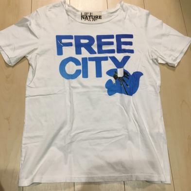 大人気，正規品 freecity Ｔシャツ M 白青(男性用)｜売買されたオークション情報、yahooの商品情報をアーカイブ公開 - オークファン 男性用
