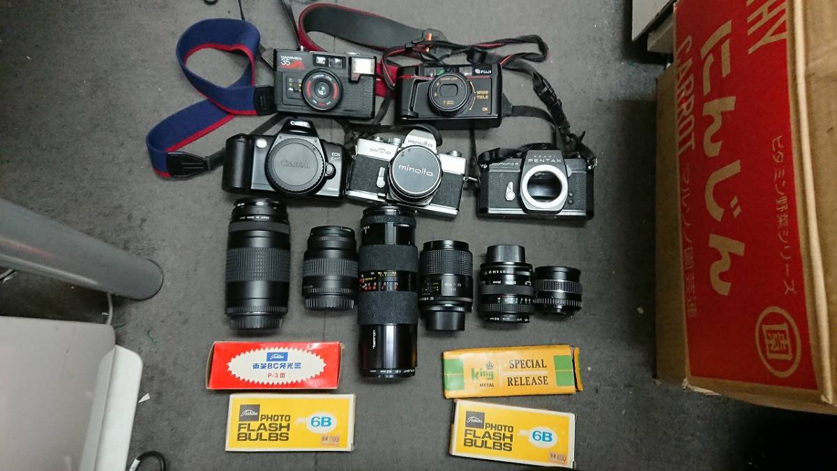 ☆ジャンク カメラ レンズ おまとめ CANON MINOLTA 他☆