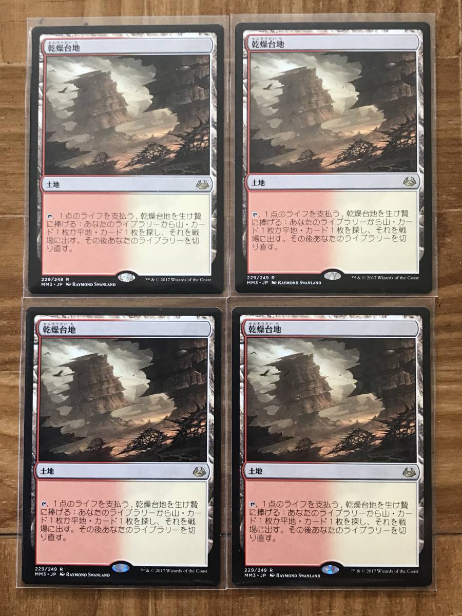 MTG】乾燥台地/Arid Mesa 日本語版 4枚まで EX+](旧枠仕様)