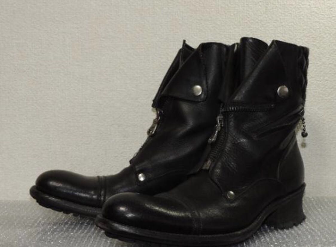 美品 アルフレッド・バニスター ライダースブーツ サイズ42 hyde着用モデル