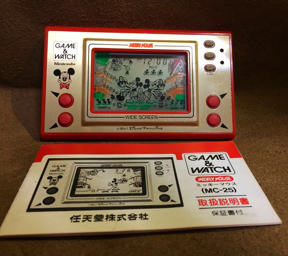 GAME＆WATCH 取説のみ MC-25 ミッキーマウス 取扱説明書 ゲーム