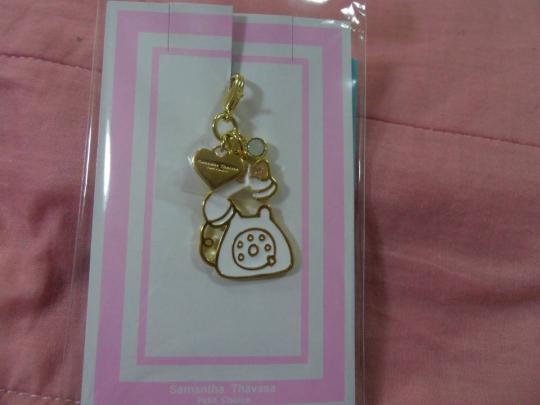 サマンサタバサ 新品 キティ コラボ チャーム 電話 サンリオ サマンサベガ