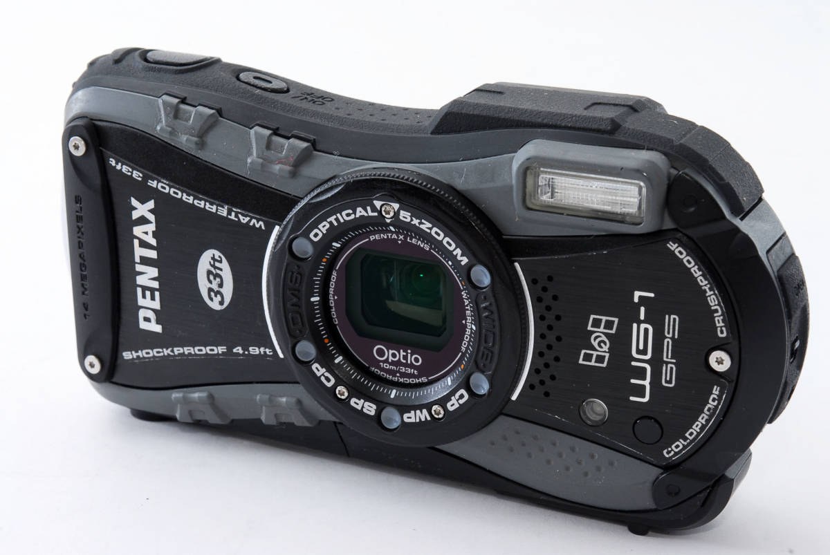 ◇PENTAX WG-3 GPS [グリーン]防塵・防水・耐衝撃 RICOH 防水・防塵