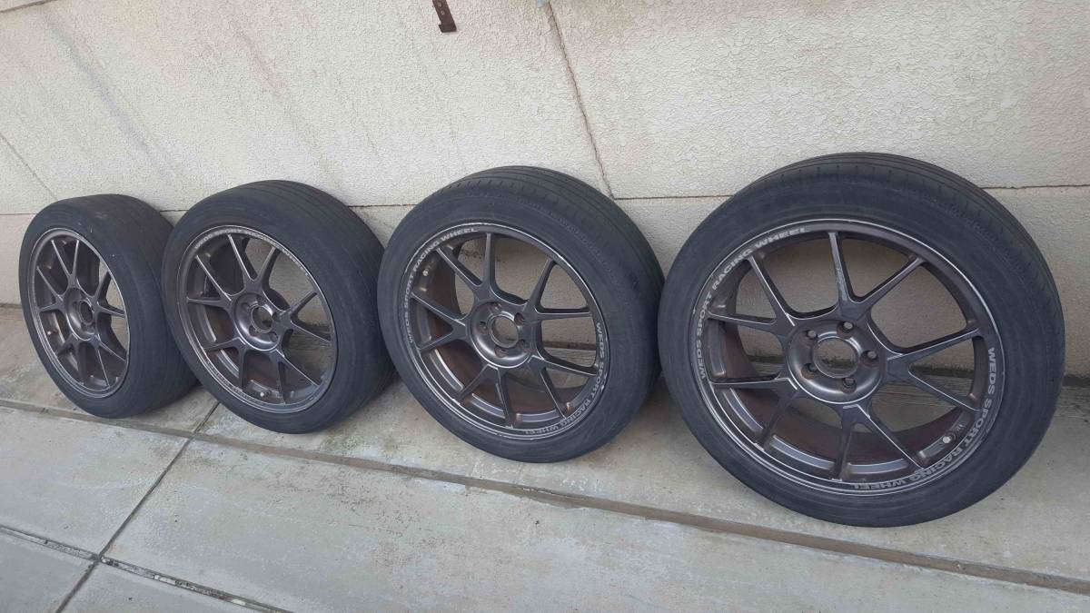 ＷedsＳport TC-005 RACING Wheel アルミホイール タイヤ 4本 ウェッズスポーツ