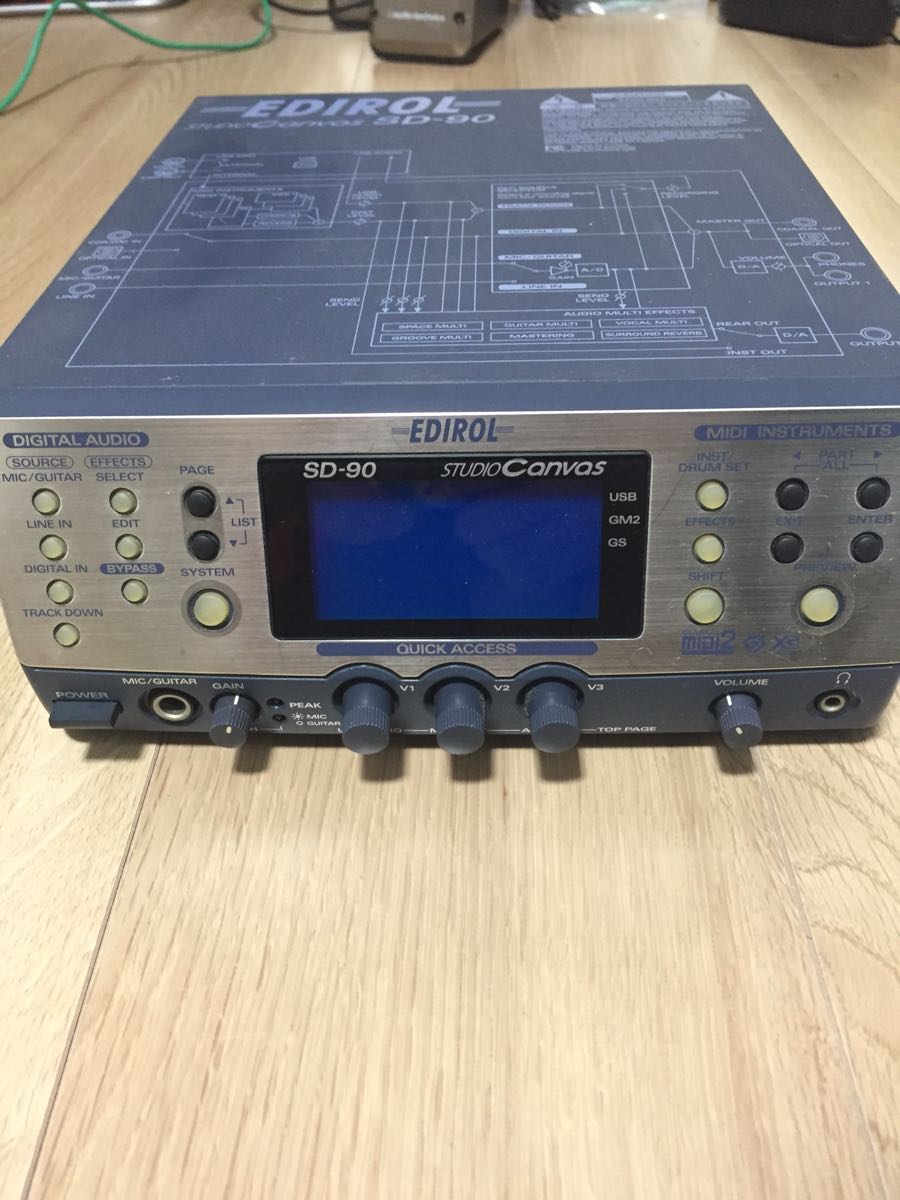 Roland EDIROL SD-90 音源モジュール ローランド - 動作品 Edirol