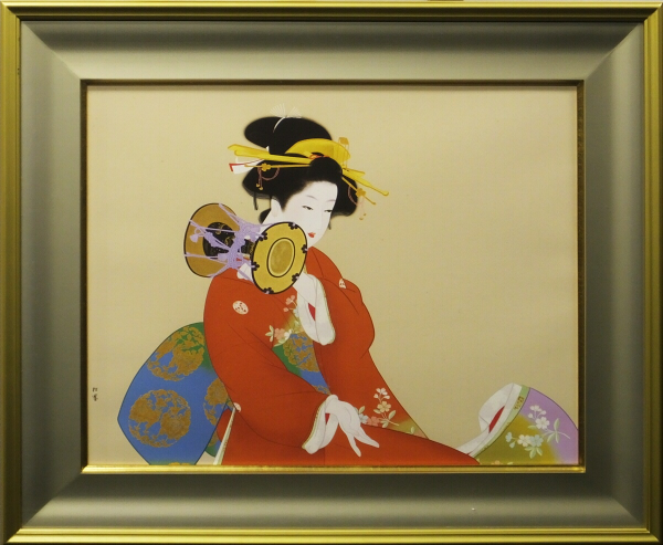 木版画 井堂雅夫 平安神宮 額付 サイン有り 限定150刷 1987年作 京都