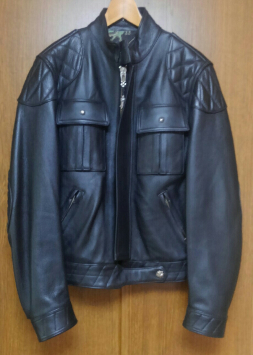 美品 キングベイビー King Baby シングルライダース レザージャケット