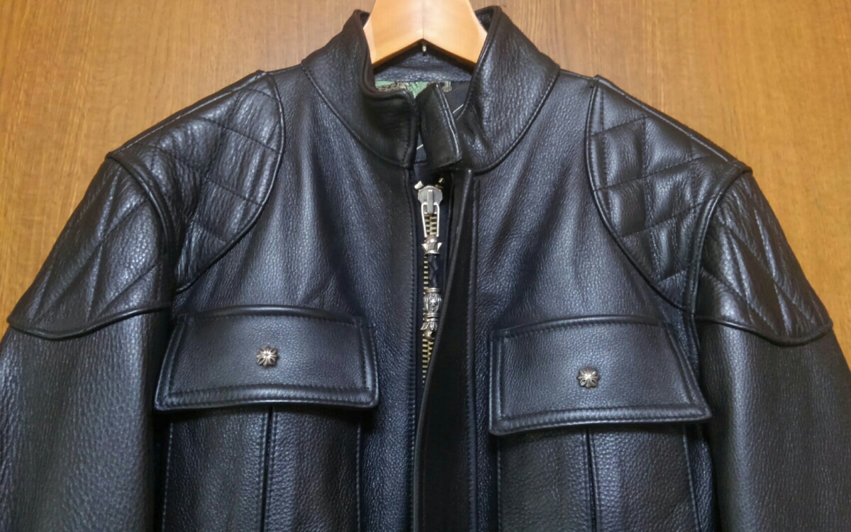 美品 キングベイビー King Baby シングルライダース レザージャケット 