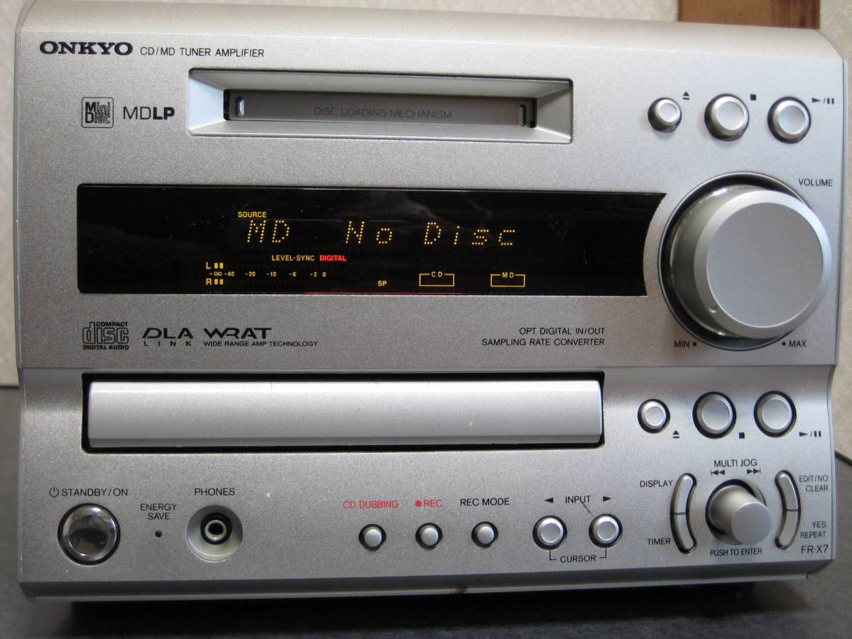 オンキヨー onkyo fr-x7 リモコン付 ONKYO ミニコンポ FR-X7 ＋D-SX7A