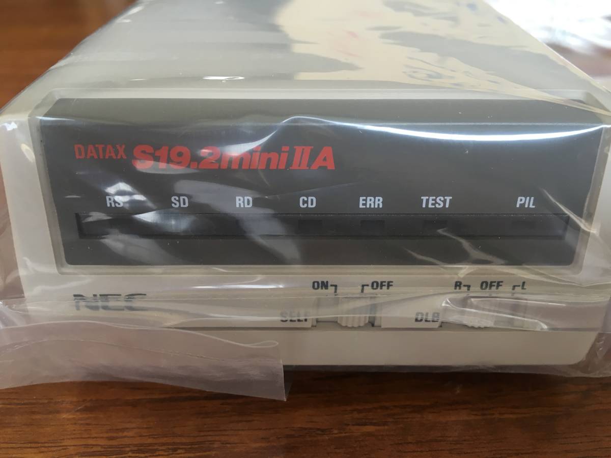 新品！未使用!!NECの DATAX S19.2 MINI ⅡA モデム ①