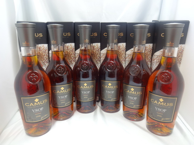 古酒】 6本 CAMUS カミュ VSOP エレガンス 700ml 40度 コニャック
