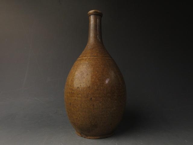 爆買い，品質保証】 【遅日亭】古唐津 窯変 徳利 花入 桃山末期～