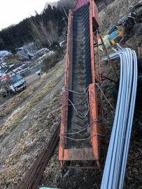 ベルトコンベアー MB-2 マゼラー製 引き取り限定 群馬県吾妻郡中之条町にあり 代理出です