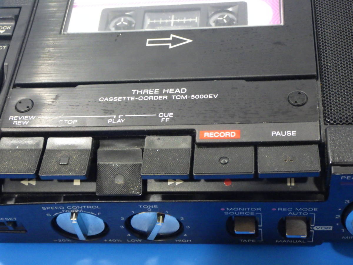 カセットレコーダー TCM-5000EV デンスケ SONY ジャンク品 Sony TCM