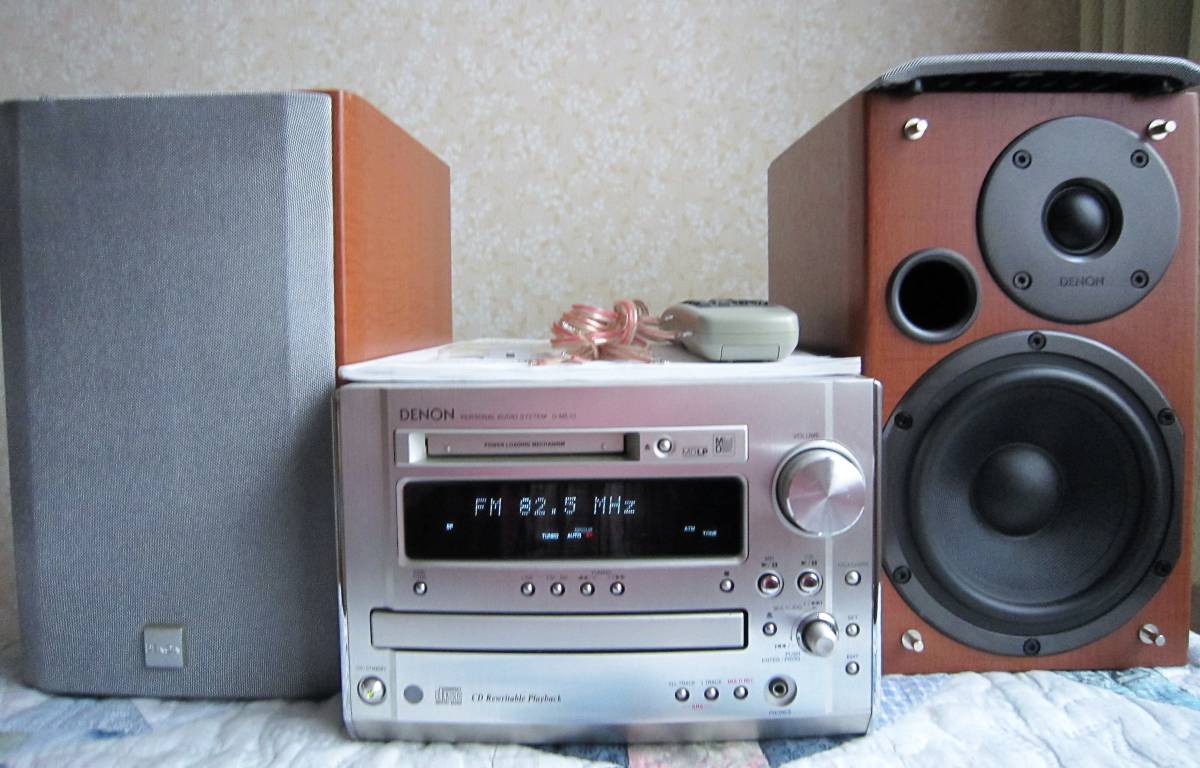 DENON D-ME33 リモコン付属 D-ME33 DENON デノン 整備清掃済 CD,MD,FM⁄