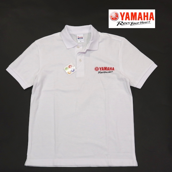 未使用『 ヤマハ・YAMAHA 』Mサイズ・ポロシャツ 半袖Tシャツ