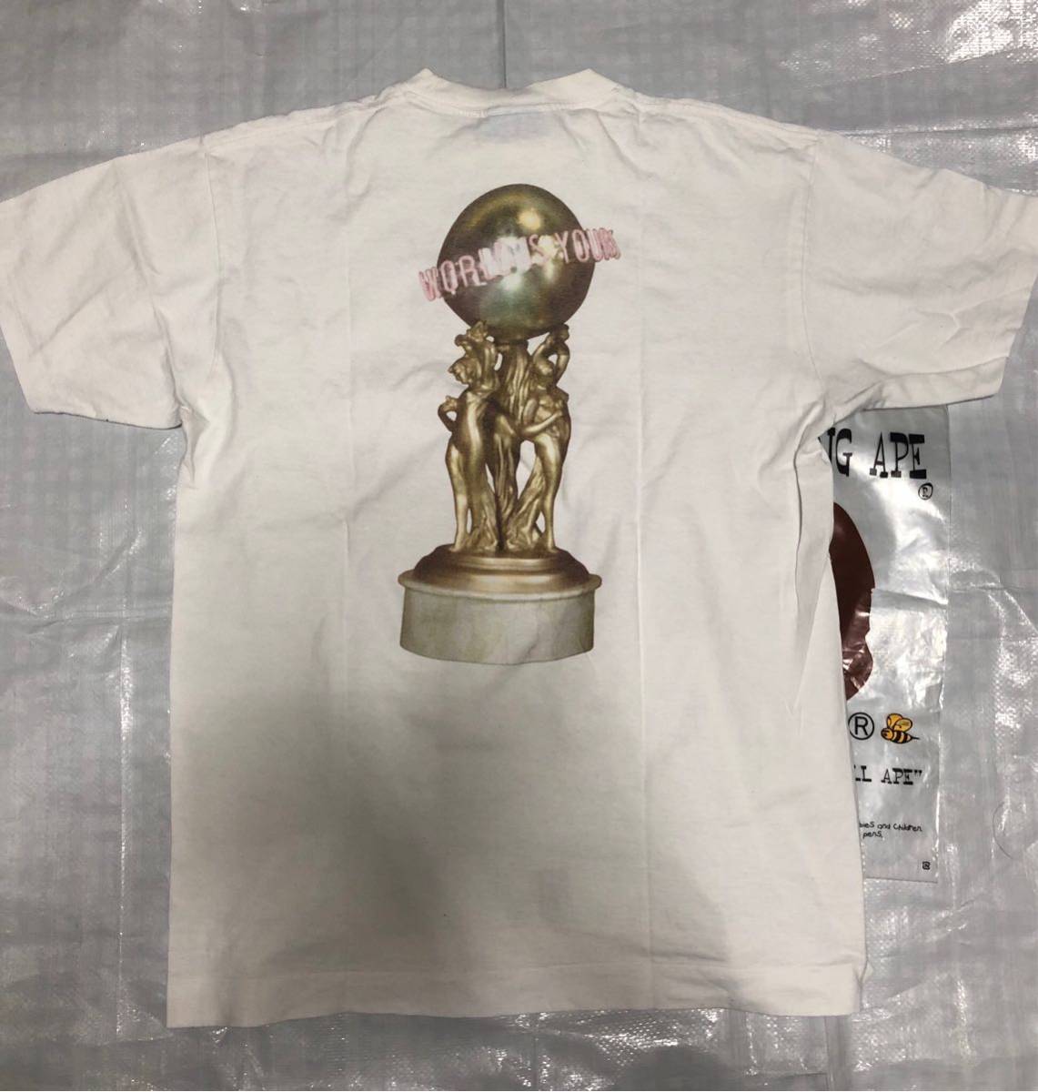 1円～希少!木村拓哉着!APE×SCARFACE アルパチーノTシャツL（エイプ 
