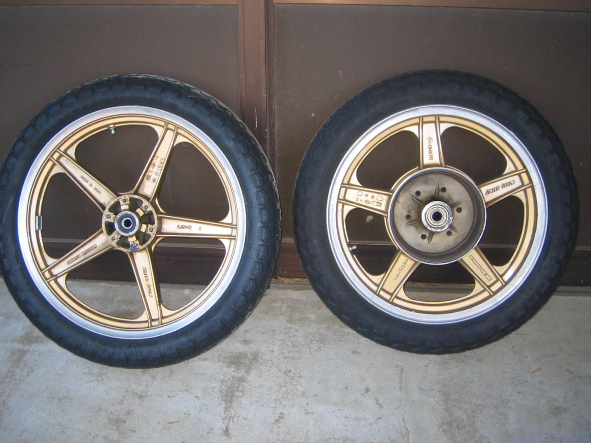Z1Z2当時物 ハヤシキャスト 76-8 77-11 前後assy 希少 750RS900RS