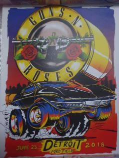 200枚限定 Guns N' Roses ガンズアンドローゼズ リトグラフ 200枚限定