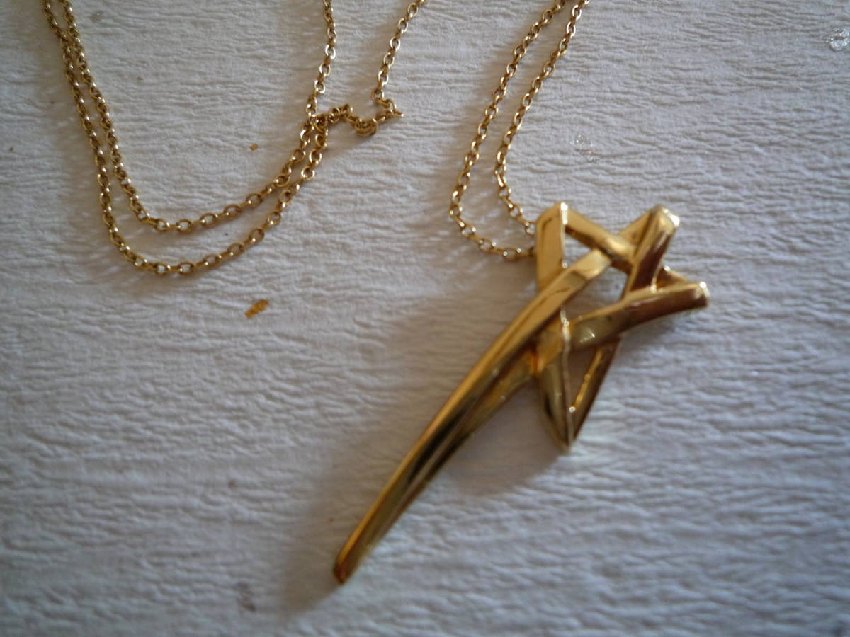 Tiffany&coティファニーK18シューティングスターネックレス美品 楽天