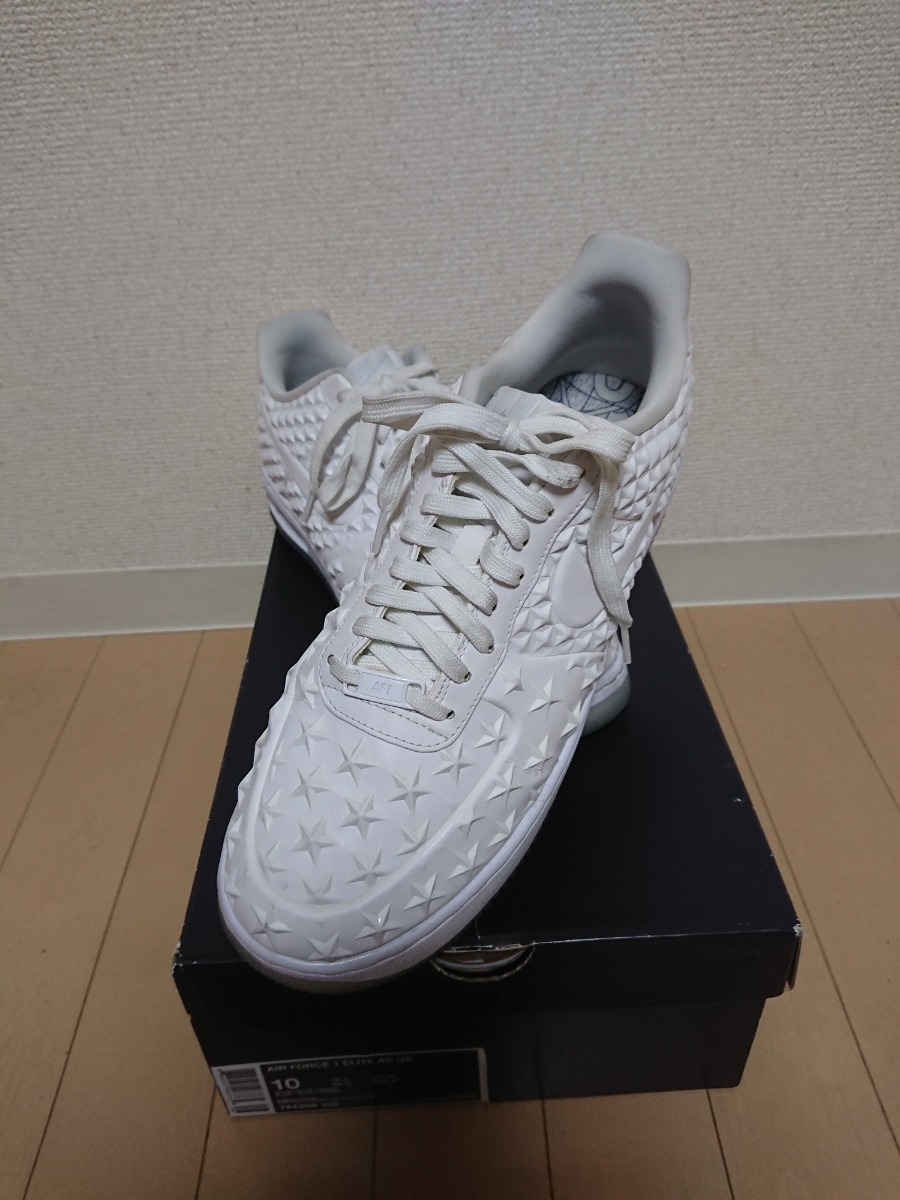 【人気，新作】 NIKE AIR FORCE 1 ELITE AS QS US10 28cm ナイキ エアーフォース1 白 検索用 シュプリーム supreme yeezy jordan 星 nmd boost max LV8(28.0cm)｜売買されたオークション情報、yahooの商品情報をアーカイブ公開 - オーク 28.0cm