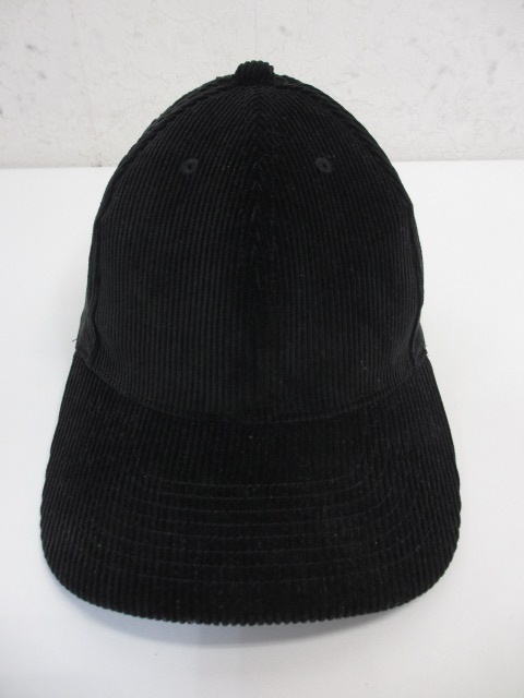 varde77 6-panel corduroy cap Black バルデ77 コーデュロイキャップ 帽子 黒 美品