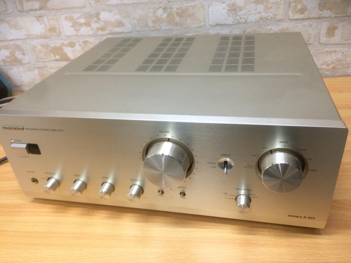 ☆ジャンク☆ ONKYO (オンキョー) Integra A-925 プリメインアンプ