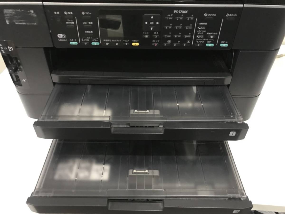 EPSON PX-1700F A3インクジェットFAX複合機 A3ノビ対応 ビジネス