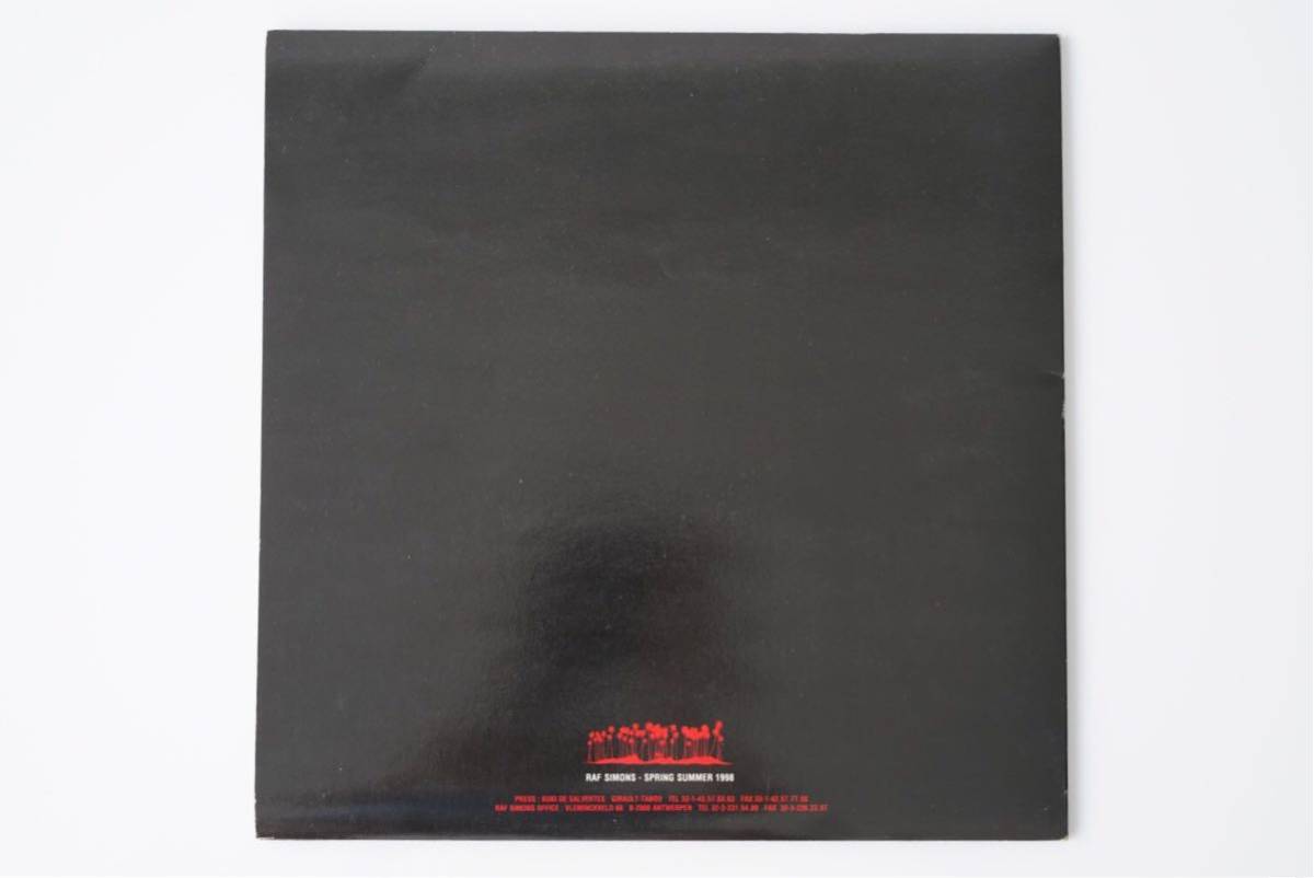 RAF SIMONSラフシモンズ 1998SS 春夏コレクション ルックブック BLACK 