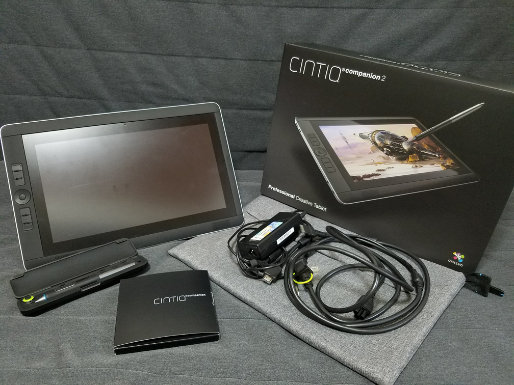 【値引き】wacom Windows搭載液晶ペンタブレット Cintiq Companion2 128GB SSD DTH-W1310L/K0_1