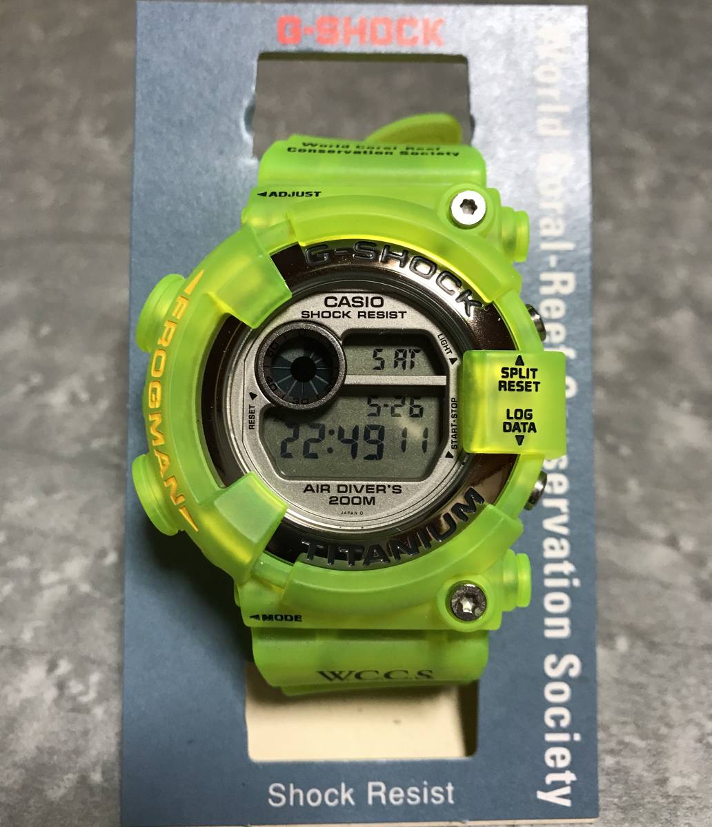 極美品 CASIO カシオ G-SHOCK Gショック DW-8201WC-8T W.C.C.S FROGMAN
