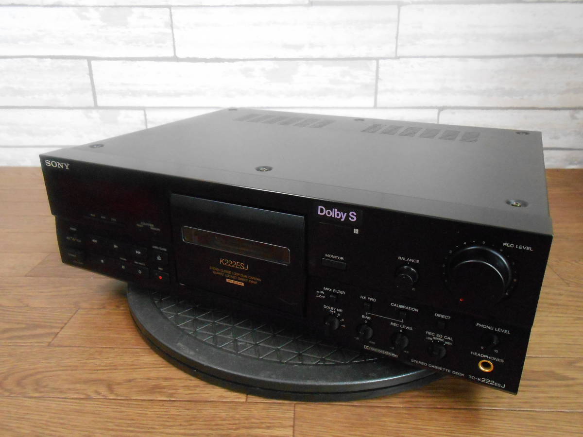 SONY カセットデッキ 【SONY/ソニー】カセットデッキ TC-K222ESJ
