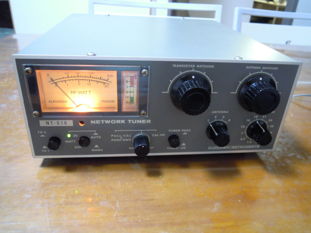 クラニシ KURANISHI NT-616 アンテナチューナー中古動作品 アンテナ