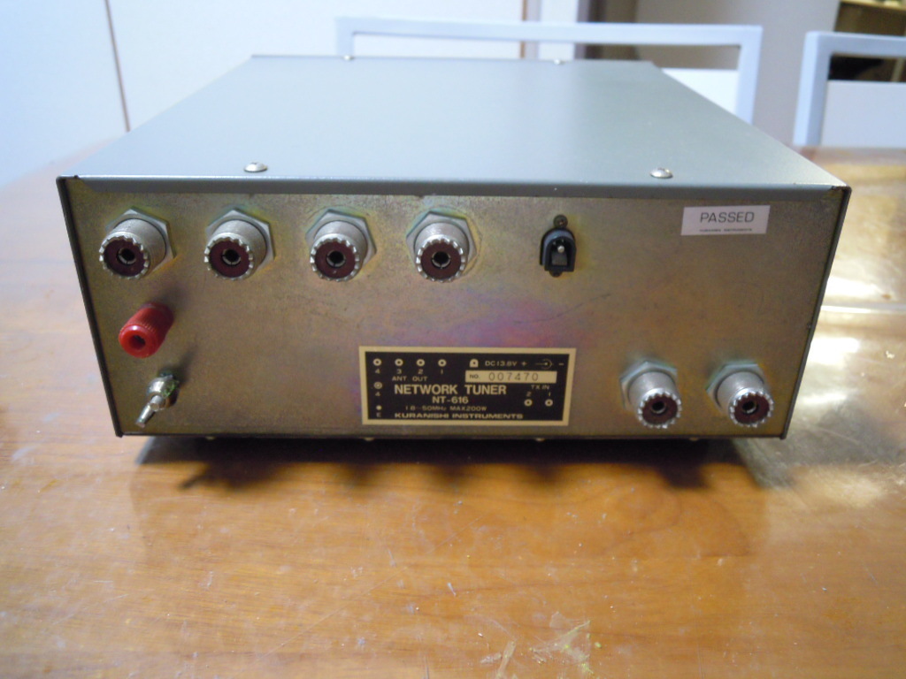 クラニシ KURANISHI NT-616 アンテナチューナー中古動作品 アンテナ