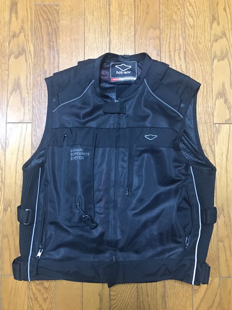 ヒットエア エアバッグ付ベスト Lサイズ 中古美品 hit air