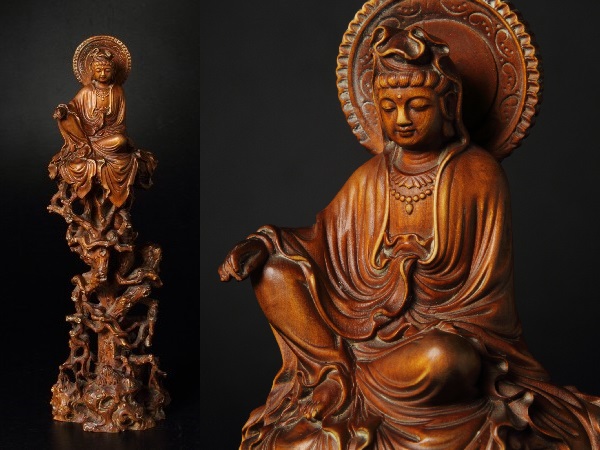 木造如意輪観世音菩薩半跏像(市指定重要有形文化財) 蔵出/時代仏師