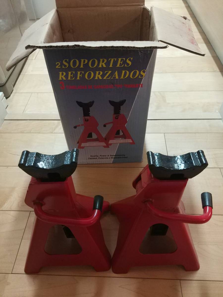 リジッドラック ウマ 2基セット (スタンドジャッキ 馬 ウマ ３トン)_2