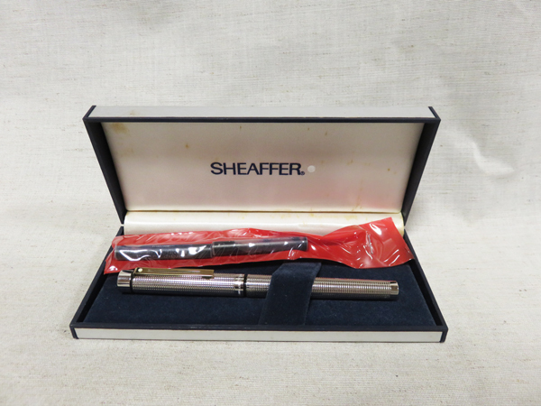 SHEAFFER/シェーファー 万年筆 ペン先14K-585 AUST刻印 シルバー