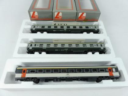 1-69＊Lima・SNCF・フランス国鉄・客車・まとめ売り・HOゲージ・鉄道模型・リマ／3両（jja）