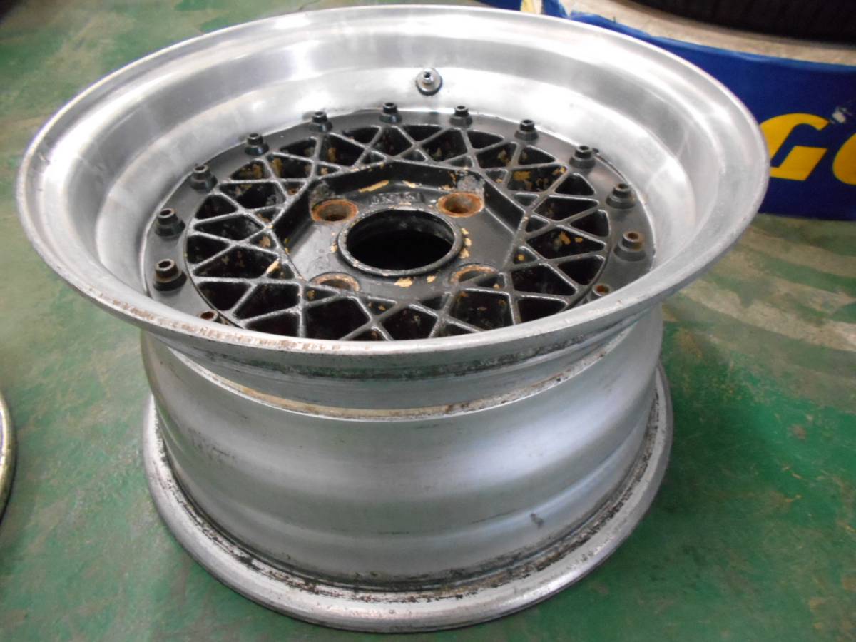 レイズ ボルクメッシュ 13インチ 7J 114.3/4穴 2本のみ 希少 旧車ホイール