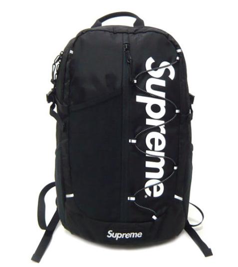 早いもの勝ち美品 supreme 17ss バックパック ブラック 【公式通販】