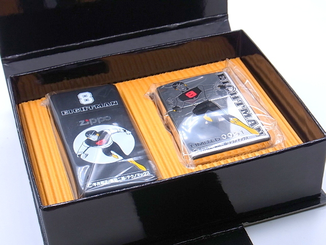 レアジッポー★８マン　エイトマン　感動品 8マン ZIPPO 未使用Zippo by 希少！1988年製 EIGHTMAN「8マン」ZIPPOライターのご紹介です