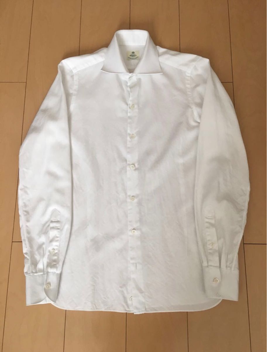  着用数回 LUIGI BORRELLI ルイジボレッリ ピケ シャツ 白 ホワイト 15 1/2 39(長袖シャツ)｜売買されたオークション情報、yahooの商品情報をアーカイブ公開 - オークファン 男性用